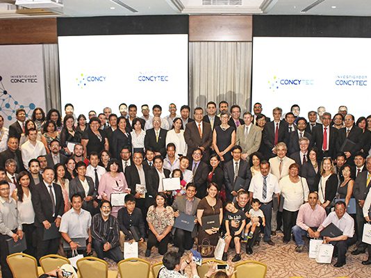 Concytec reconoció a profesionales  como investigadores en ciencia y tecnología