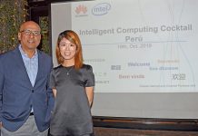 Jay Kyathsandra, Distrit Center Latam de Intel, y Sisi Yiwen Zhu, Channel & Marketing Manager de Huawei.