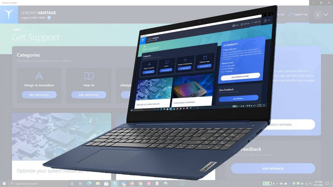 Herramienta De Autodiagnóstico Vantage Smart Performance De Lenovo ...