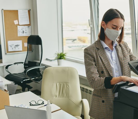 Scanning document in office