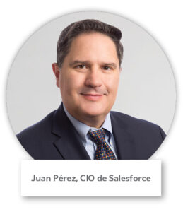 Juan Pérez CIO de Salesforce