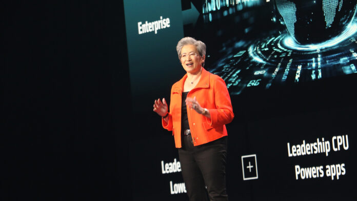 Lisa Su, presidenta y directora ejecutiva de AMD.
