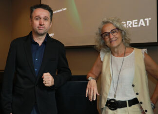 Fabio Assolini, director del Equipo Global de Investigación y Análisis para América Latina en Kaspersky; Andrea Fernández, gerente general de Kaspersky Sudamérica.