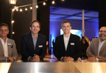 Eaton Perú celebra 15 años liderando la gestión inteligente de energía en el mercado local Víctor González, Franco Bulnes, Walter Angulo y Roberto Icochea, ejecutivos de Eaton