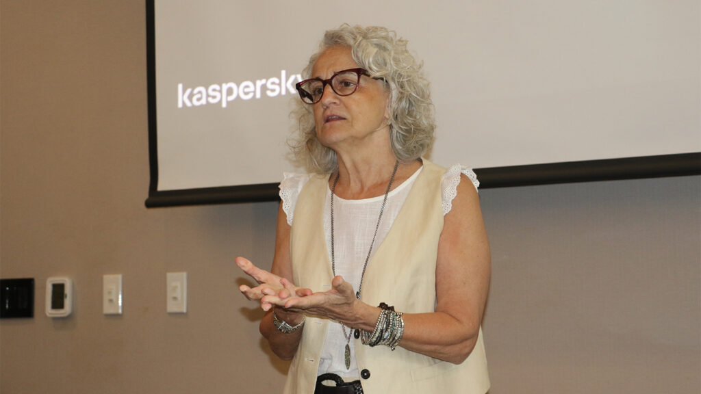 Andrea Fernández, gerente general para la región Sur de América Latina en Kaspersky