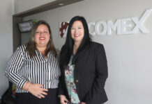 Ivonne Hurtado, gerente de Ventas; y Carmen Chang, jefa de Créditos de Intcomex